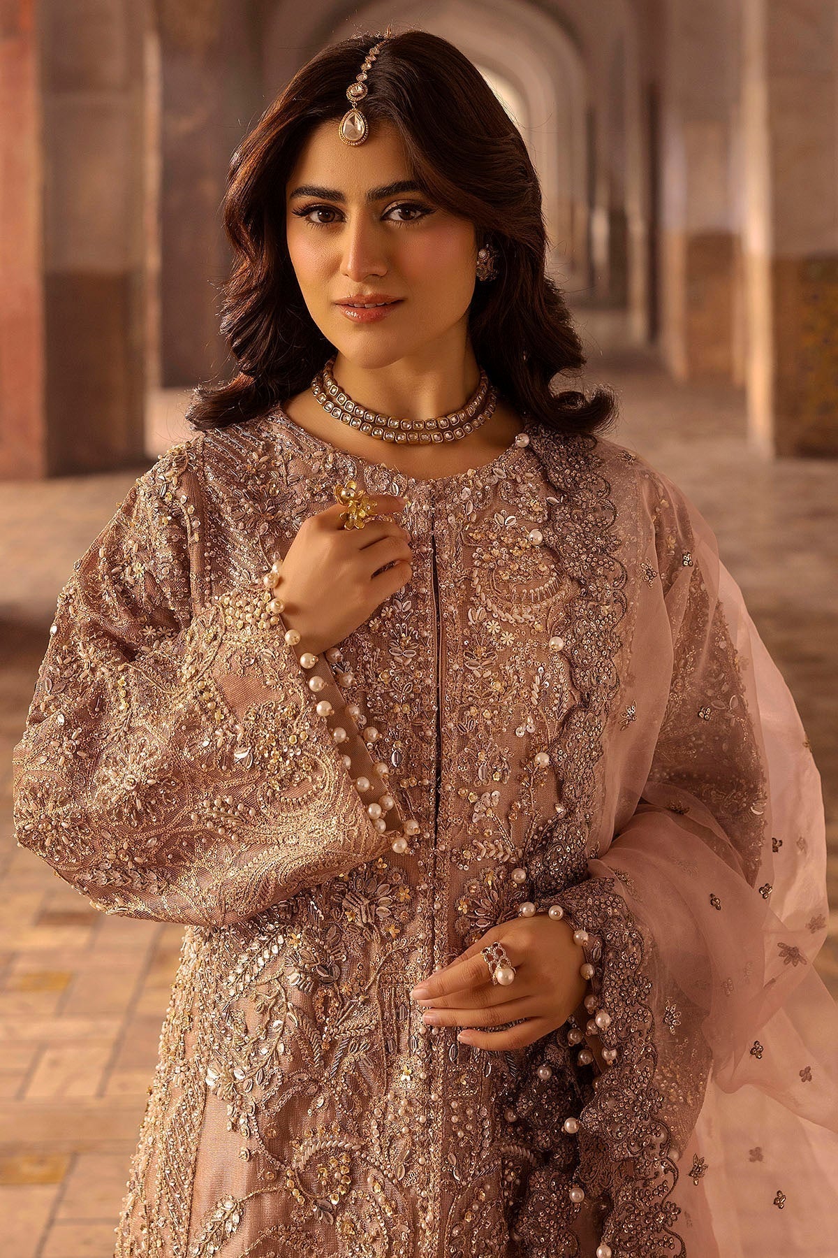 Motifz | Bridal Couture | 0012-MAYASA EMBROIDERED MESSORI STITCHED