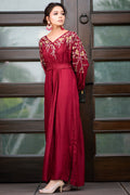 Motifz | Couture Kaftan | 0046-RED-LUSTER