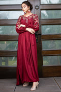 Motifz | Couture Kaftan | 0046-RED-LUSTER