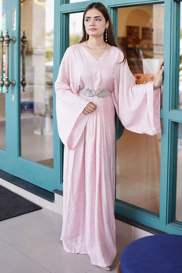 Motifz | Couture Kaftan | 0047-BLUSH-GLAMOUR
