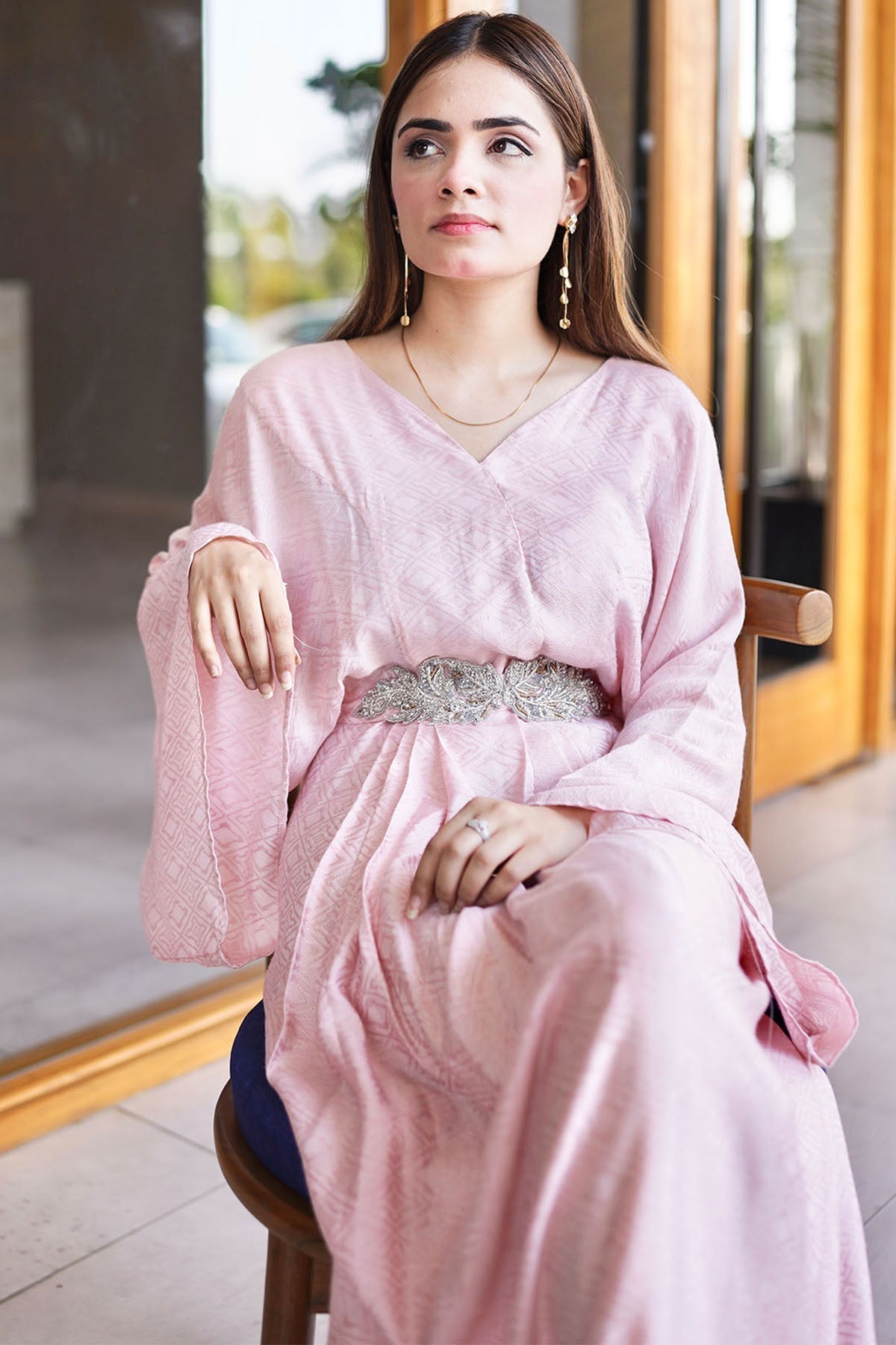 Motifz | Couture Kaftan | 0047-BLUSH-GLAMOUR
