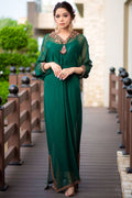 Motifz | Couture Kaftan | 0048-EMERALD-JEWEL