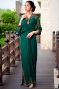 Motifz | Couture Kaftan | 0048-EMERALD-JEWEL