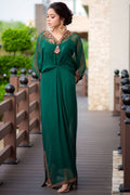 Motifz | Couture Kaftan | 0048-EMERALD-JEWEL