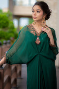 Motifz | Couture Kaftan | 0048-EMERALD-JEWEL