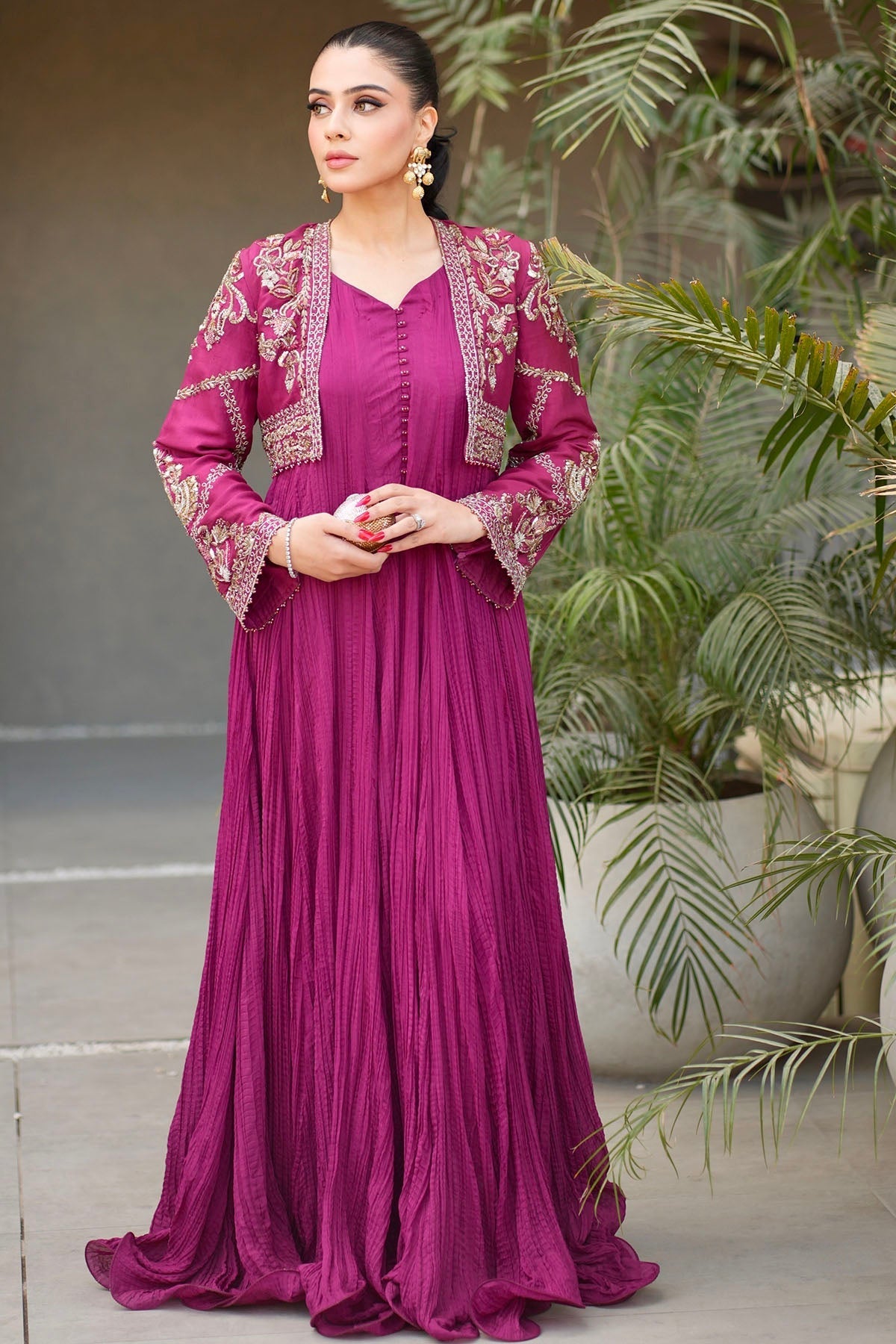 Motifz | Couture Camila | 0056-NAIRA HAND EMBELLISHED RAW SILK STITCHED