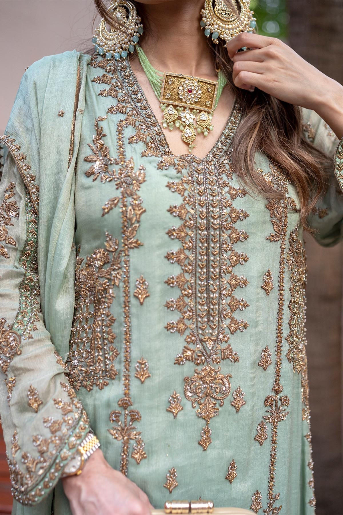 Motifz | Couture Camila | 0058-ELYSIAN EMBROIDERED MESSORI STITCHED