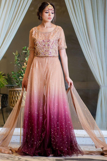 Motifz | Couture Camila | 0060-STAR DUST EMBROIDERED SILK NET STITCHED