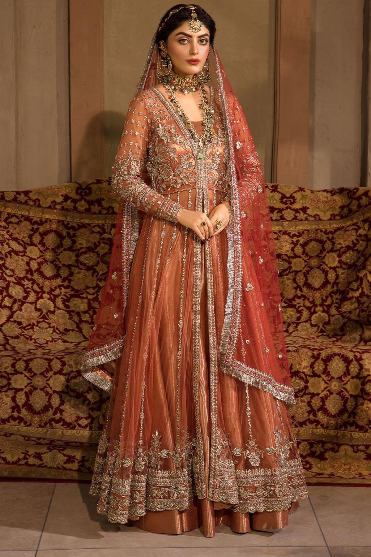 Motifz | Couture Camila | 0067-ORNATE EMBROIDERED SILK NET STITCHED