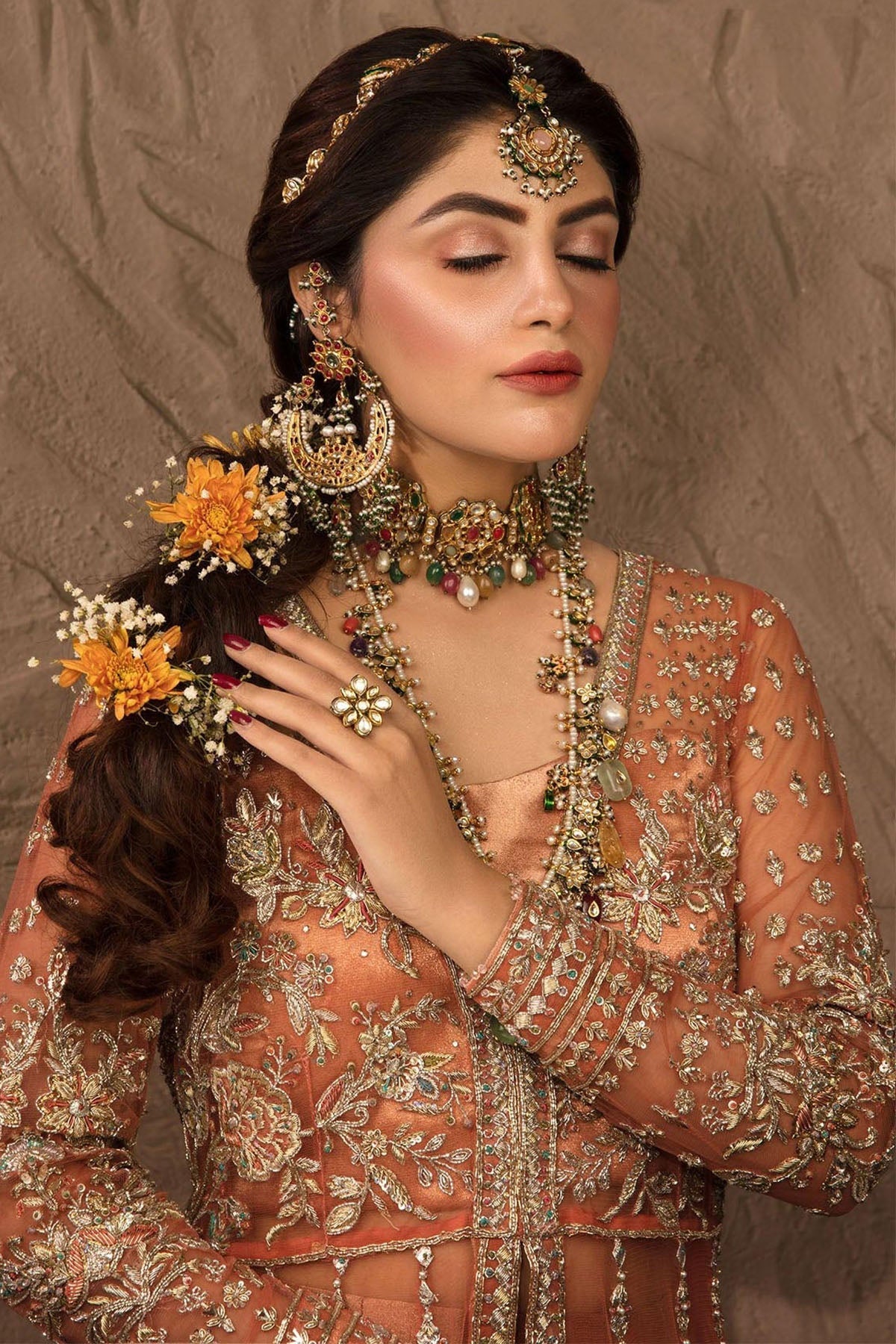 Motifz | Couture Camila | 0067-ORNATE EMBROIDERED SILK NET STITCHED