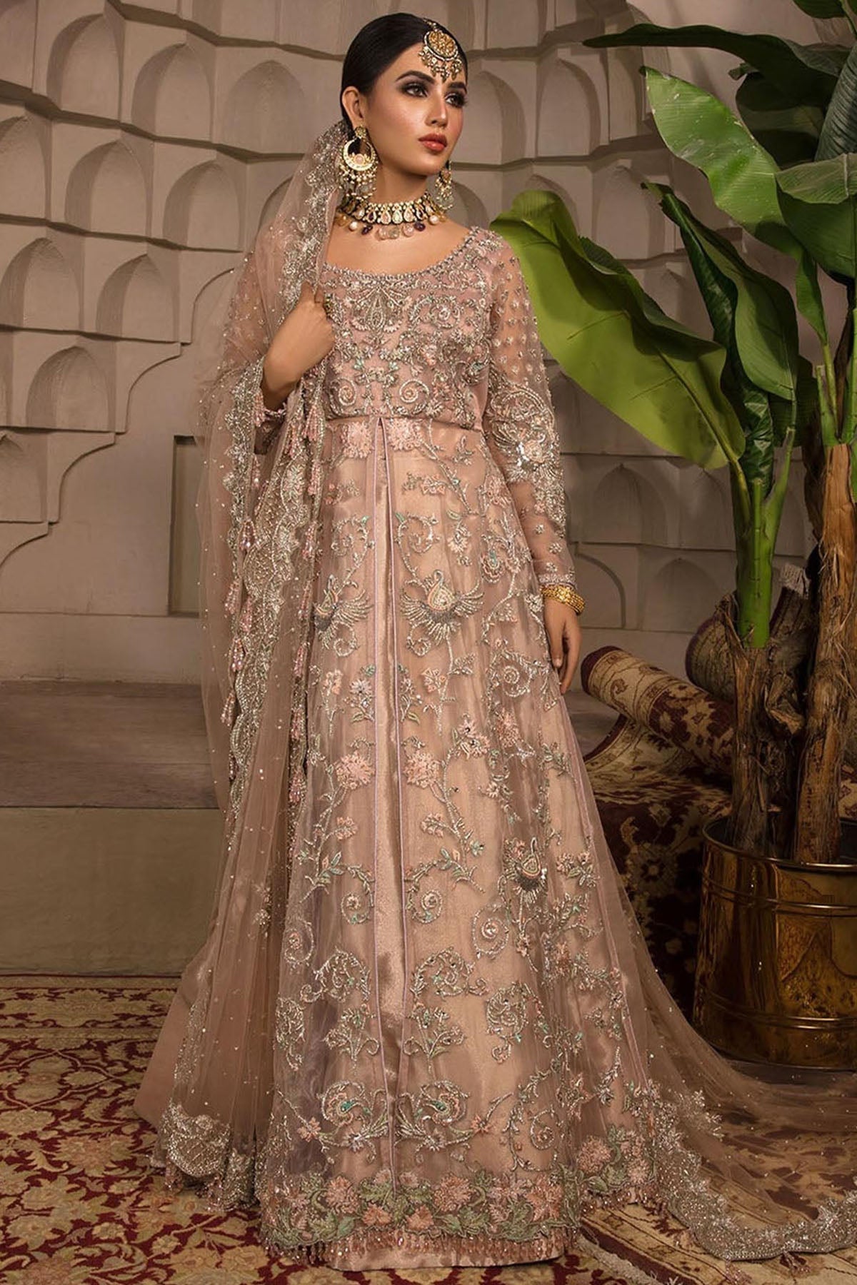 Motifz | Couture Camila | 0069-GLITZY EMBROIDERED SILK NET STITCHED