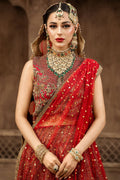 Motifz | Couture Wedding Wear | 0089-ETHEREAL HAND EMBELLISHED RAW SILK STITCHED