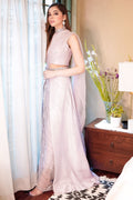 Motifz | Couture Camila | 0095-LAVENDER HAND EMBELLISHED RAW SILK STITCHED