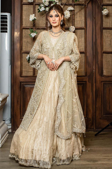 Motifz | Couture Wedding Wear | 0098-RADIANCE HAND EMBELLISHED ORGANZA NET STITCHED