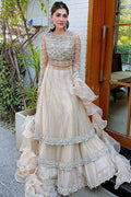 Motifz | Couture Wedding Wear | 0100-PLUSH HAND EMBELLISHED SILK NET STITCHED