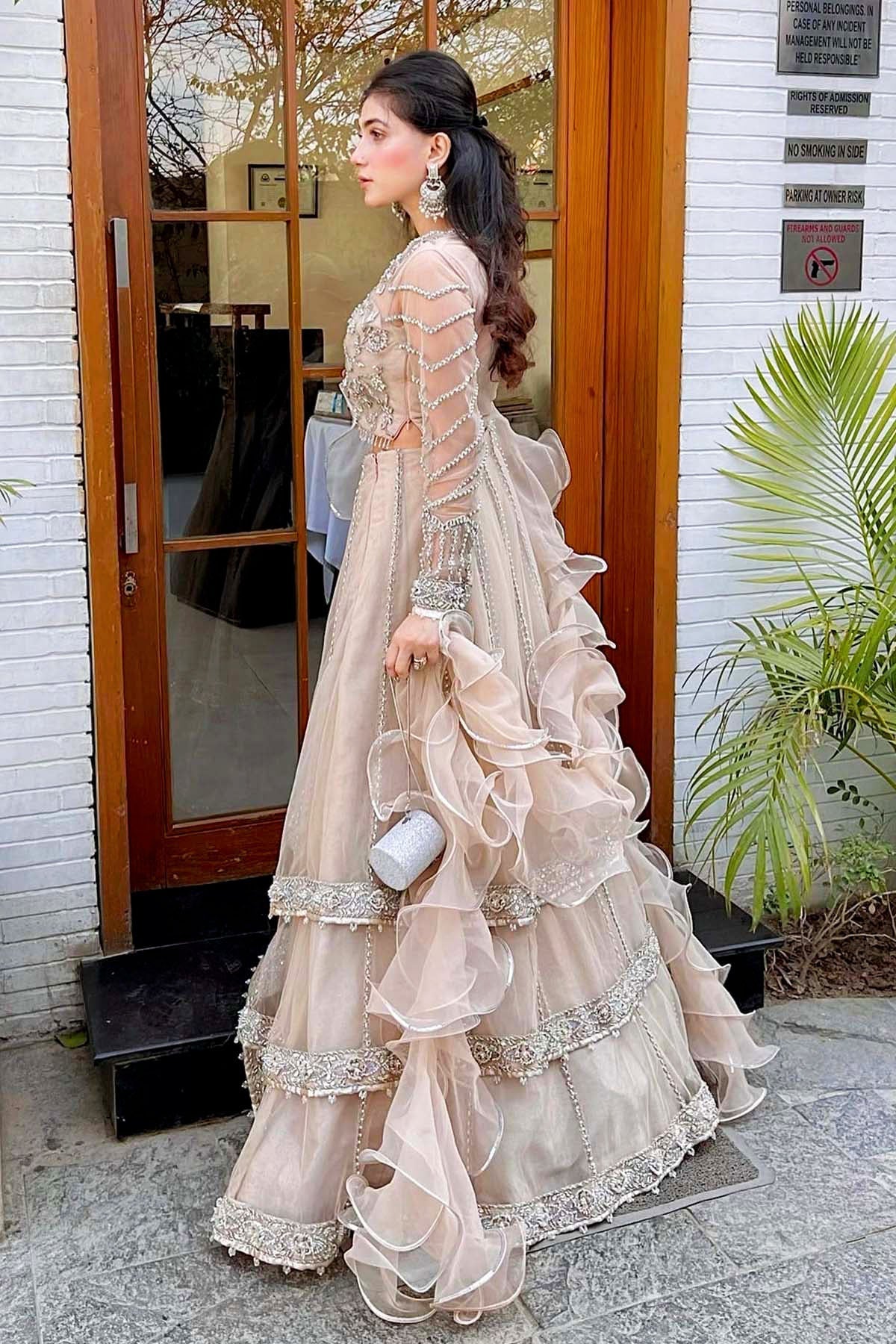 Motifz | Couture Wedding Wear | 0100-PLUSH HAND EMBELLISHED SILK NET STITCHED
