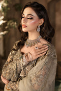 Motifz | Couture Wedding Wear | 0105-GRANDURE HAND EMBELLISHED SILK NET STITCHED