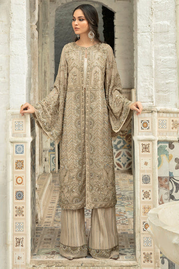 Motifz | Couture Wedding Wear | 0107-MYSTIC HAND EMBELLISHED CHIFFON STITCHED