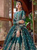 Akbar Aslam Mastani Embroidered Raw Silk 3Pc Suit - JAHANARA - Riwayat-e-khas