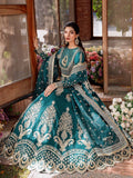 Akbar Aslam Mastani Embroidered Raw Silk 3Pc Suit - JAHANARA - Riwayat-e-khas