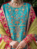 Akbar Aslam Mastani Embroidered Raw Silk 3Pc Suit - MAAHRU - Riwayat-e-khas