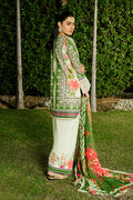 Imrozia Premium | Dahlia Lawn | SL-122 Olive Jardin