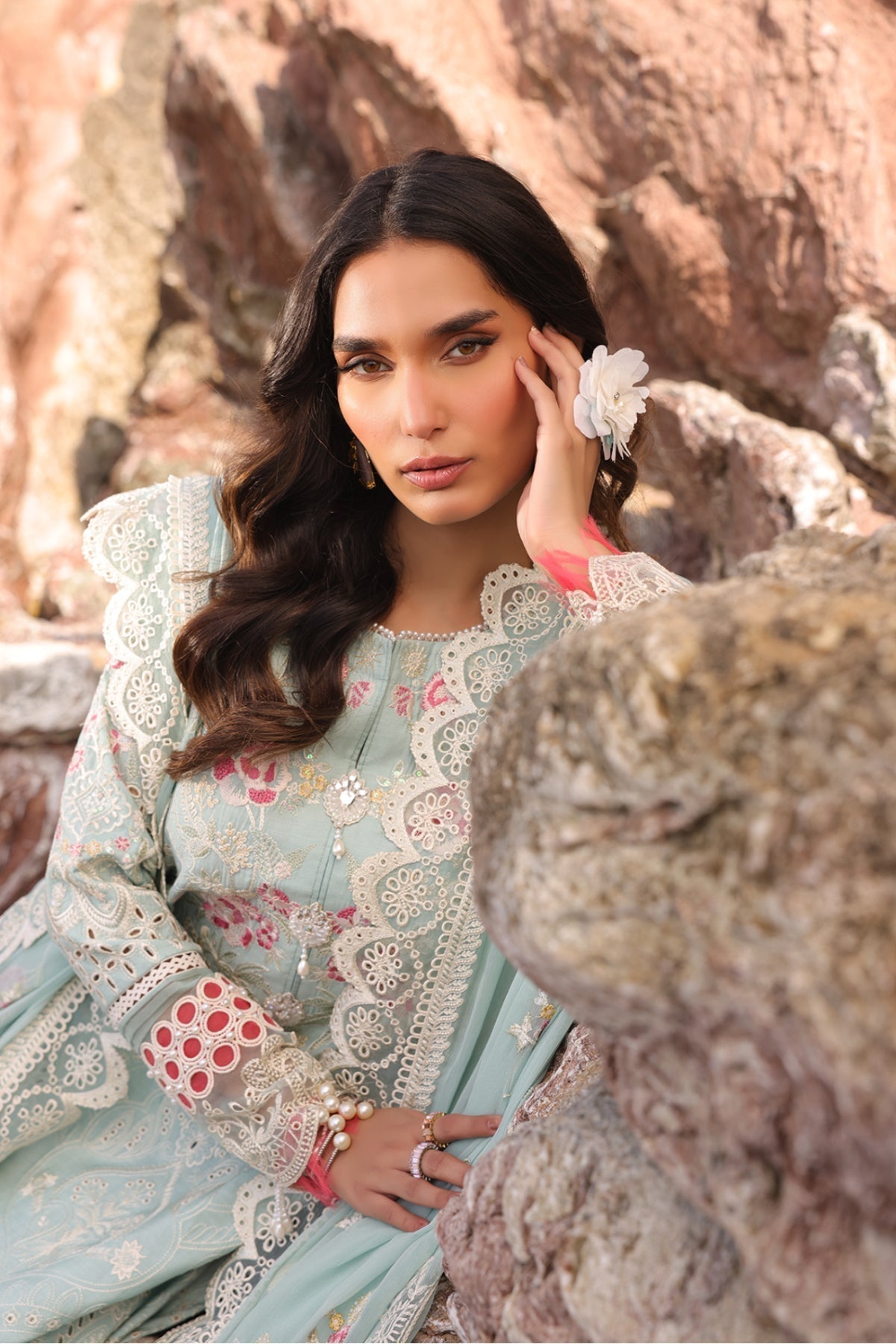 Imrozia Premium | Hania Luxury Lawn 25 | SL 76 A Aidan