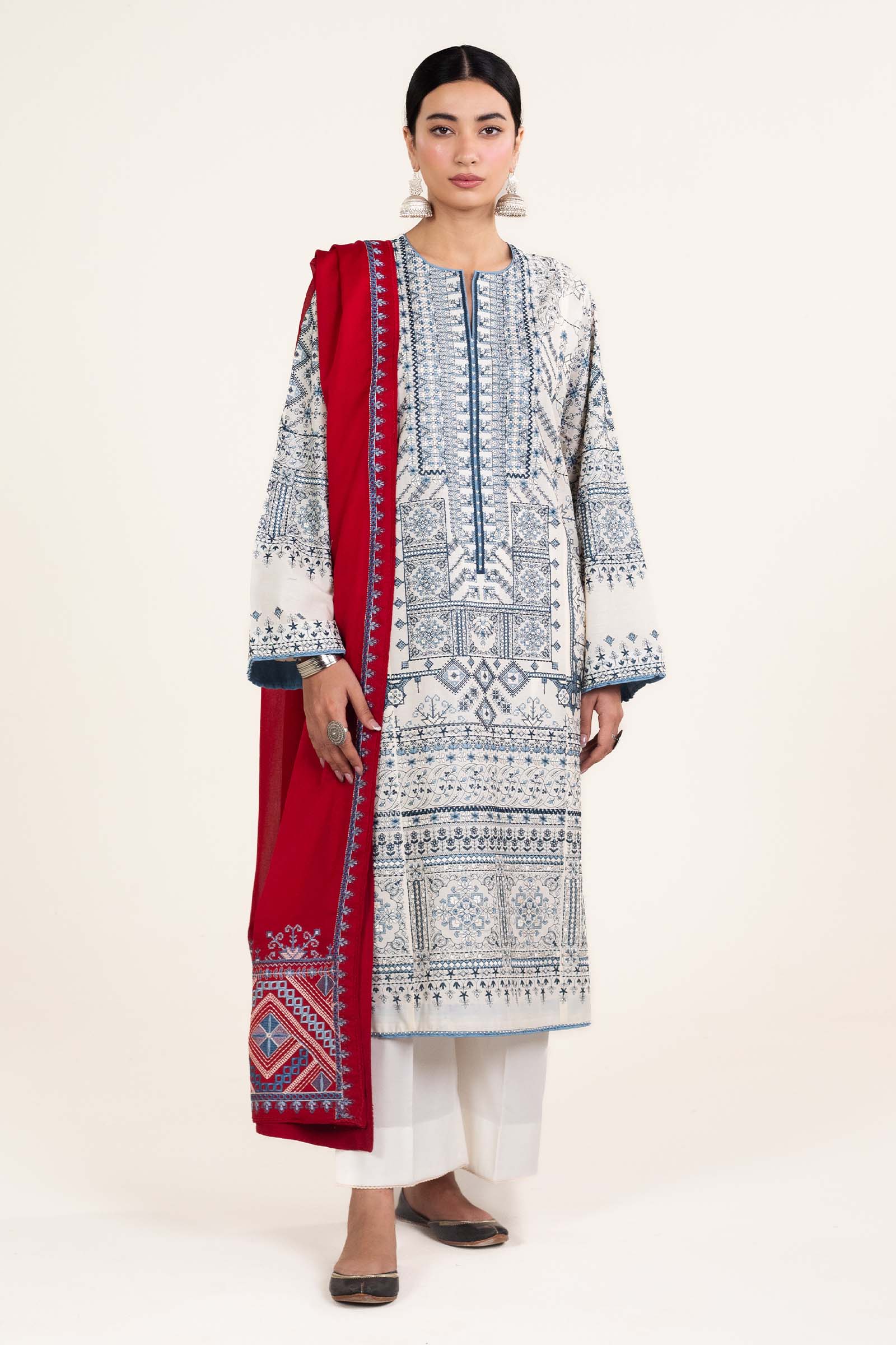 Zara Shahjahan | Stitched Lawn 24 | SL-DIYA-2A