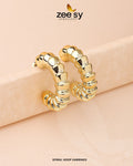 Spiral Hoop Earrings - House Of Zarish