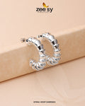 Spiral Hoop Earrings - House Of Zarish