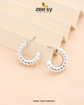 Spiral Hoop Earrings - House Of Zarish
