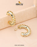 Spiral Hoop Earrings - House Of Zarish