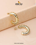 Spiral Hoop Earrings - House Of Zarish