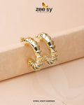 Spiral Hoop Earrings - House Of Zarish