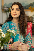 Jahaa'n Ara by Serene Embroidered Raw Silk Suit SRS-03 - Riwayat-e-khas
