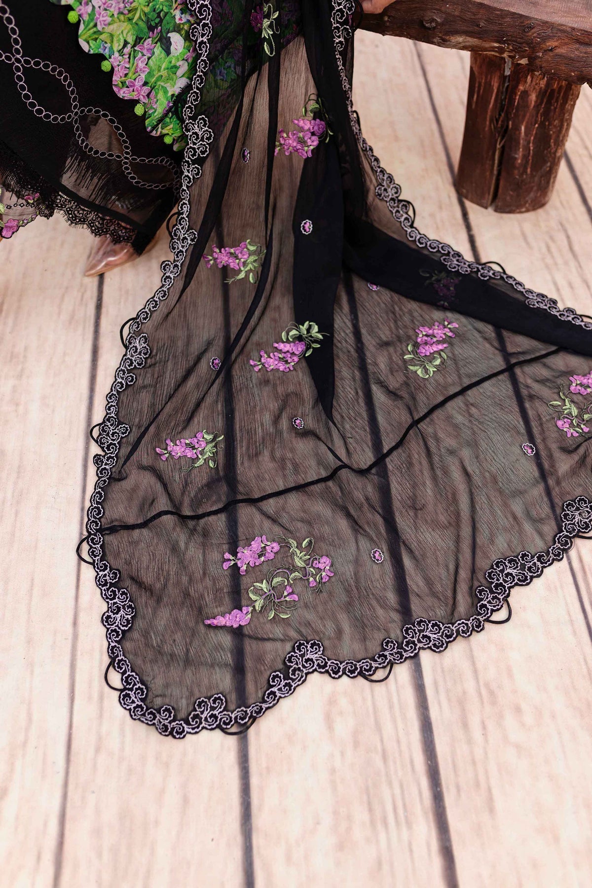Sable Vogue | Shiree Lawn 24 | Black Iris - House Of Anaya