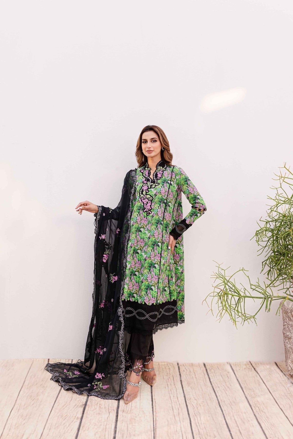 Sable Vogue | Shiree Lawn 24 | Black Iris - House Of Anaya