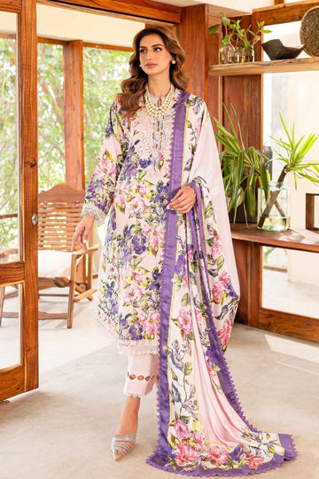 Sable Vogue | Shiree Lawn 24 | Pink Gardenia - House Of Anaya