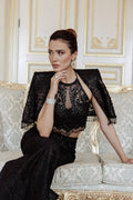 Lumiere By Saira Rizwan Embroidered Net 3Pc Suit SR-05 - Riwayat-e-khas