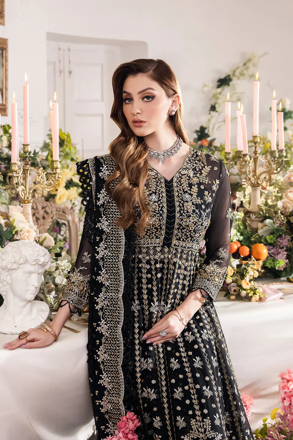 Saad Shaikh | Panache Luxury Chiffon 24 | Rayam - House Of Anaya