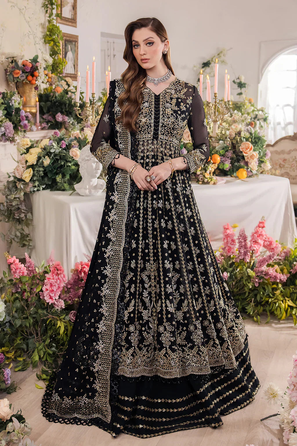 Saad Shaikh | Panache Luxury Chiffon 24 | Rayam - House Of Anaya