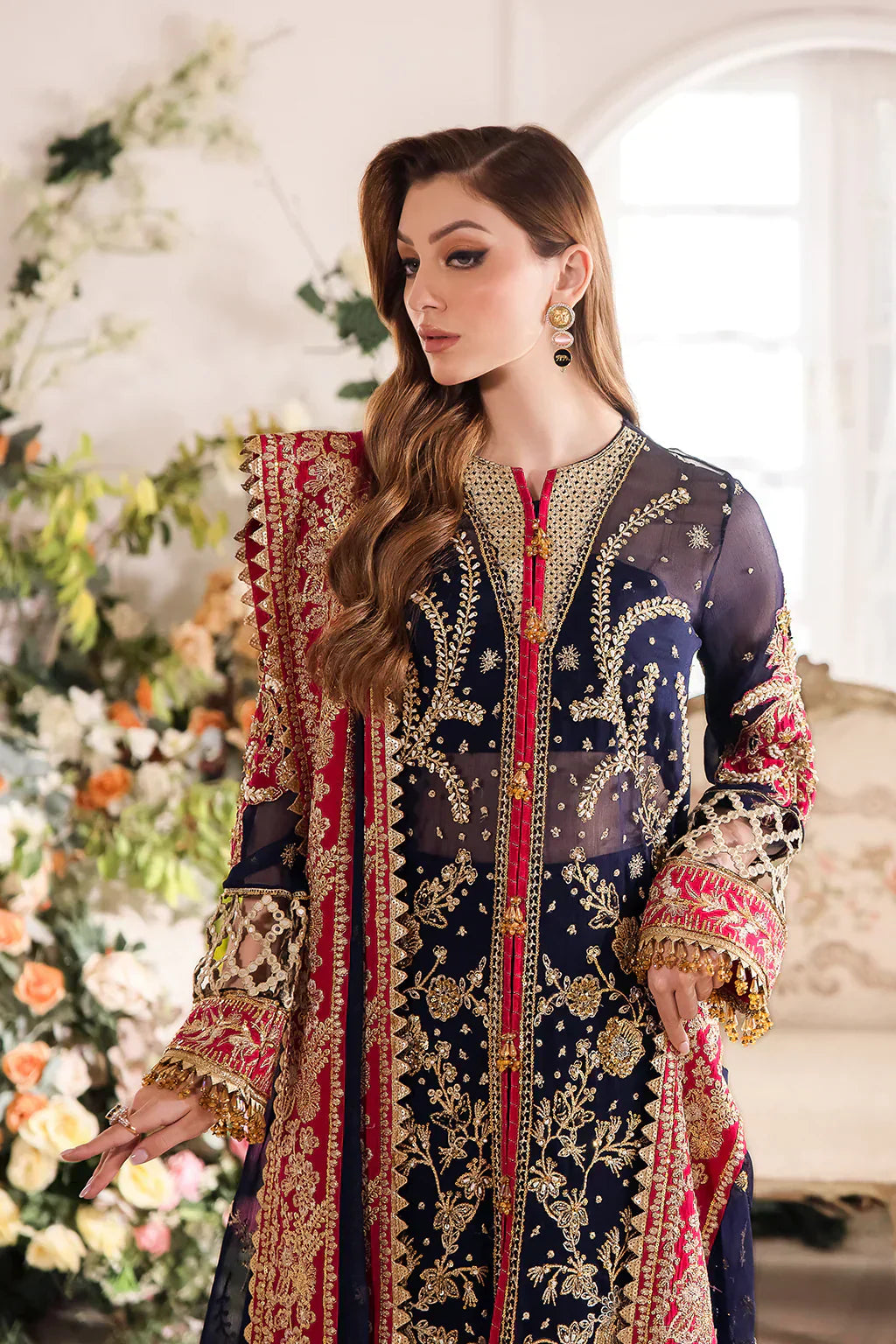 Saad Shaikh | Panache Luxury Chiffon 24 | Zofiya - House Of Anaya