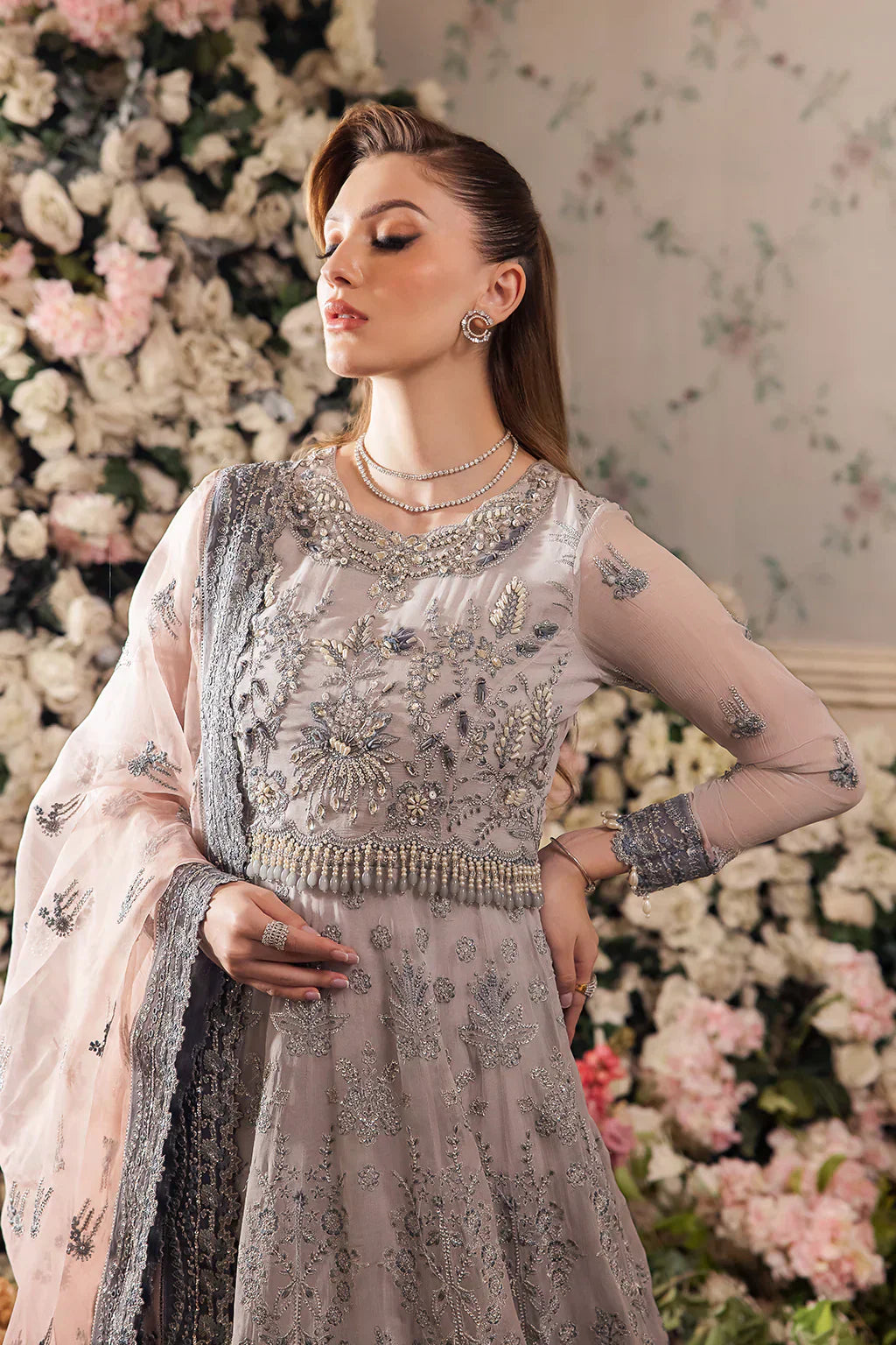 Saad Shaikh | Panache Luxury Chiffon 24 | Insiya - House Of Anaya