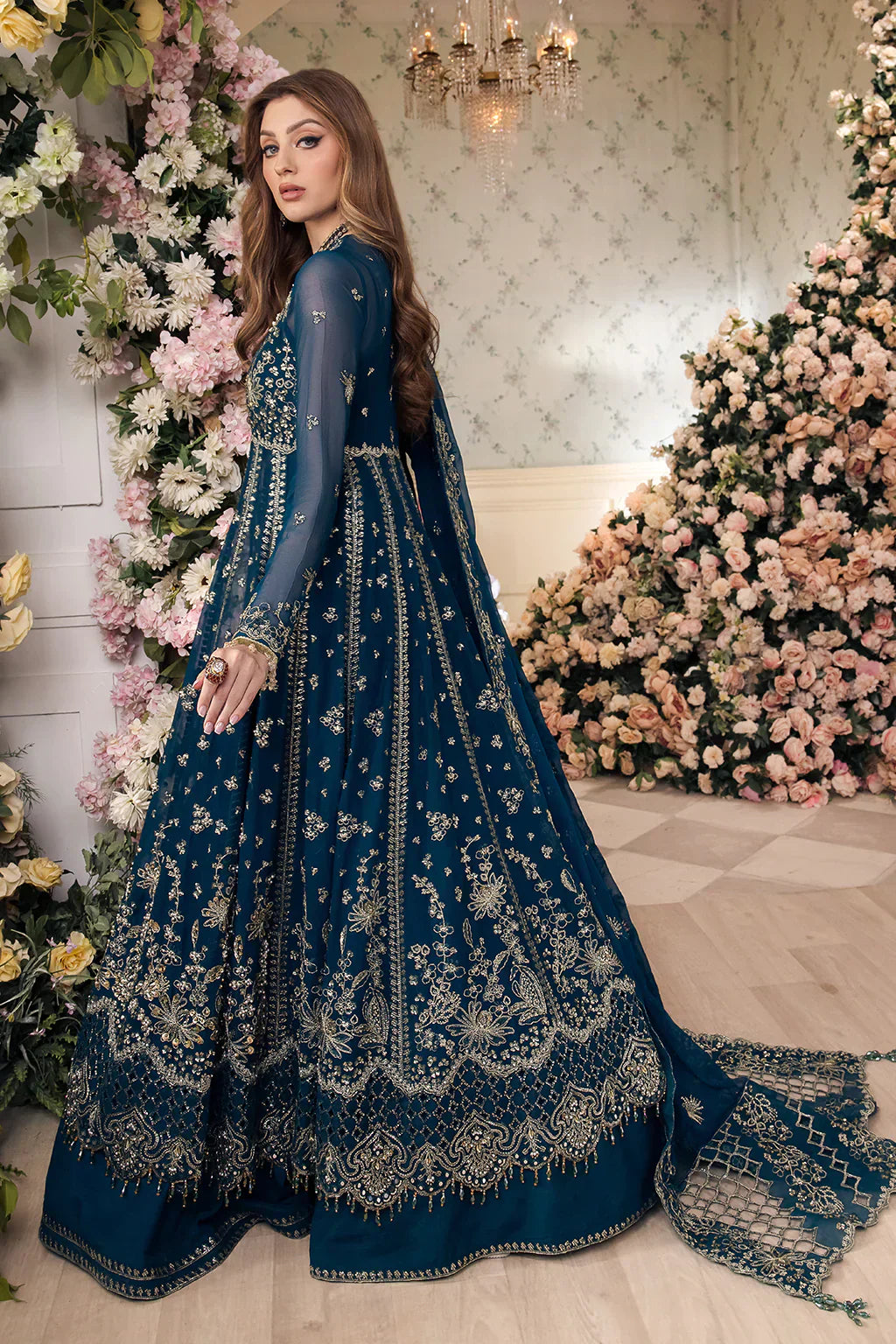 Saad Shaikh | Panache Luxury Chiffon 24 | Yumna - House Of Anaya