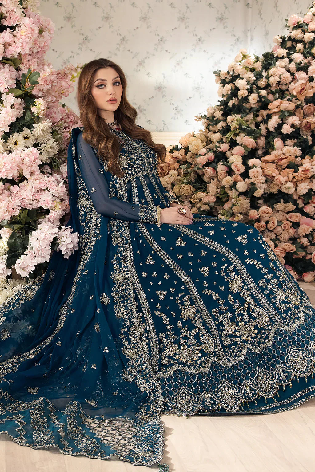 Saad Shaikh | Panache Luxury Chiffon 24 | Yumna - House Of Anaya