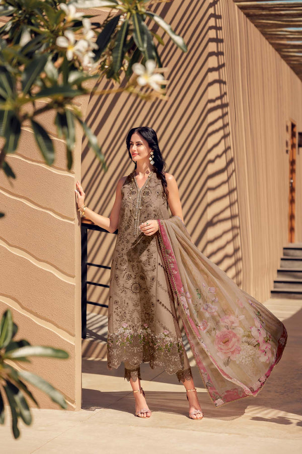 Noor by Saadia Asad | Eid Laserkari Lawn 24 | D8 - House Of Anaya