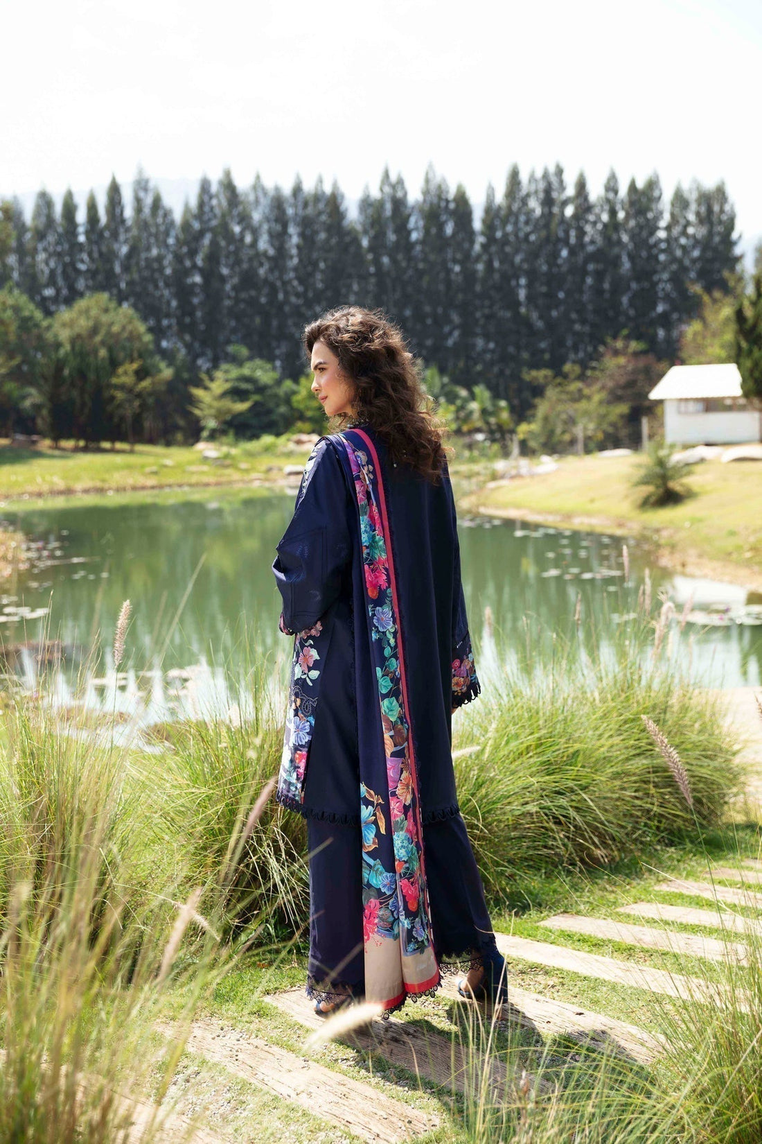 Sable Vogue | Luxury Lawn 24 | Blossom - House Of Anaya