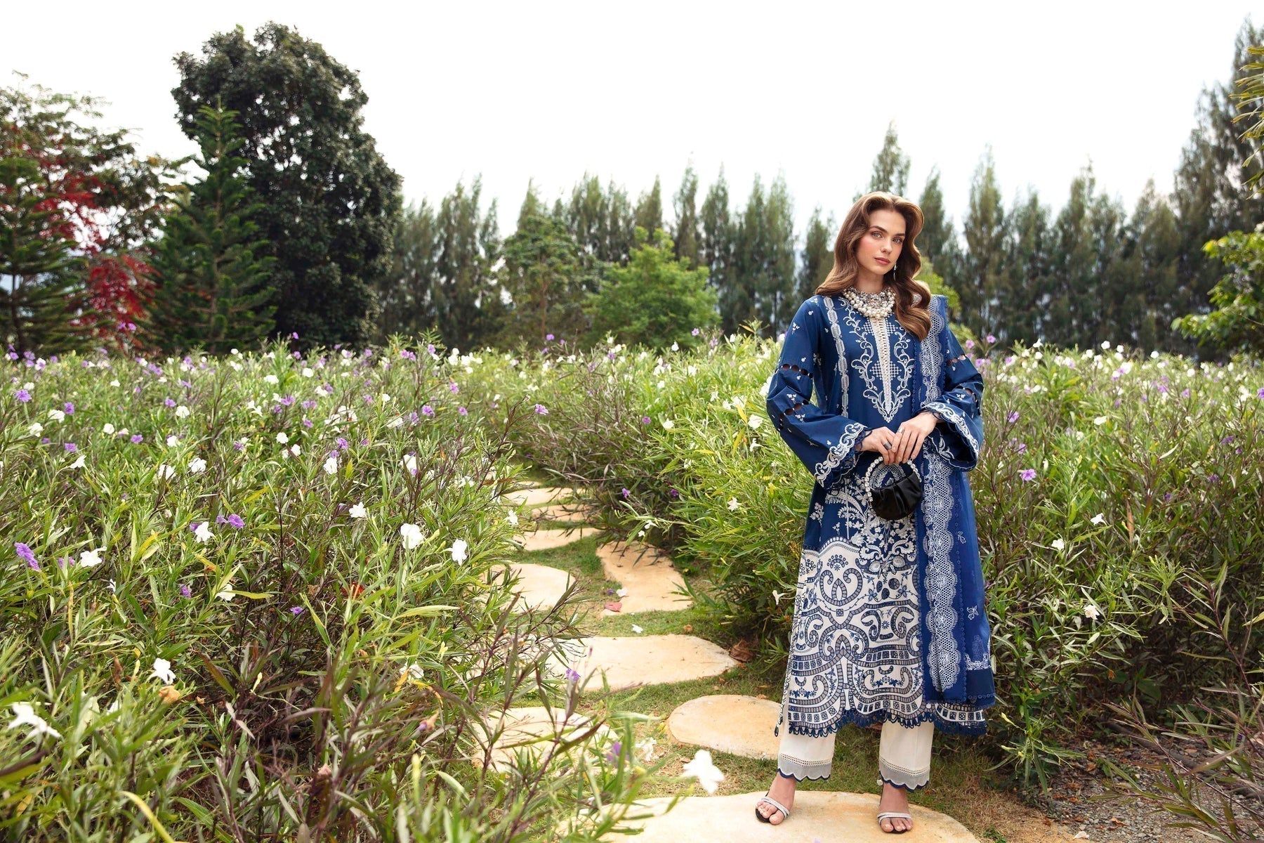 Sable Vogue | Luxury Lawn 24 | Afina - House Of Anaya