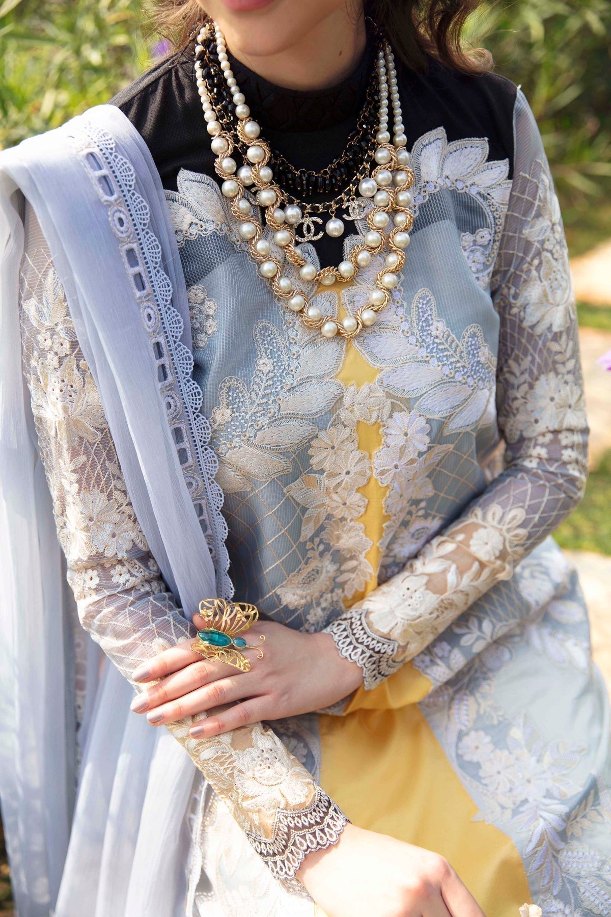 Sable Vogue | Luxury Lawn 24 | Leena - House Of Anaya