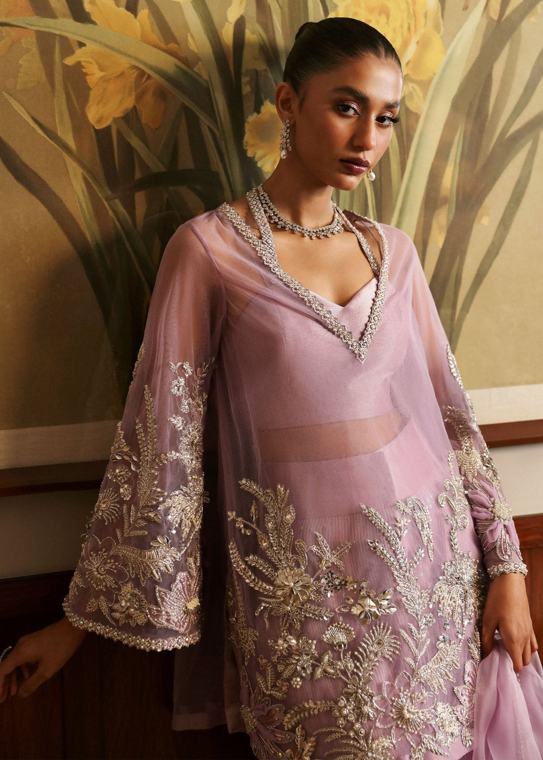 Sadaf Fawad Khan | Late Checkout at the Fred | Purple Charm - House Of Anaya